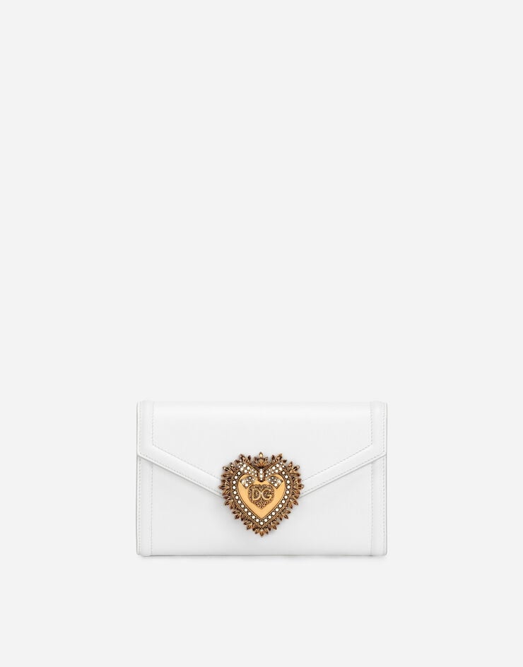 Dolce & Gabbana Calfskin Devotion mini bag White BI2931AV893