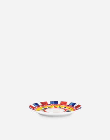 Dolce & Gabbana Set 2 Porcelain Bread Plates Multicolor TC0S02TCA31