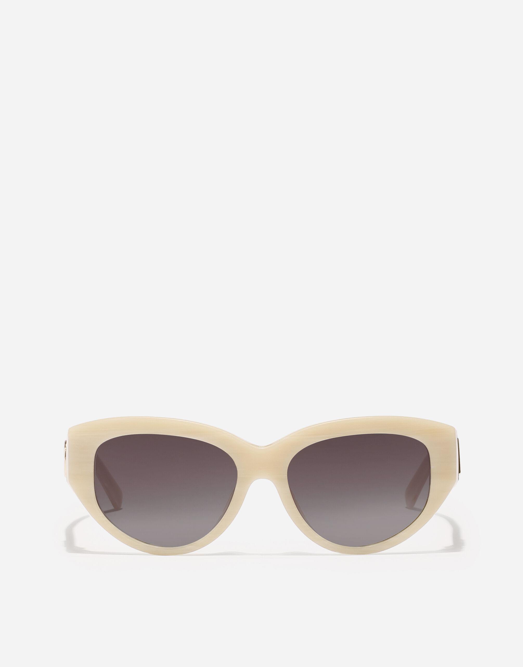 DG Crossed Sunglasses in Striped ivory for Women | Dolce&Gabbana® US
