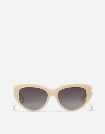 Dolce & Gabbana DG Crossed Sunglasses Dolce & Gabbana DG Crossed Sunglasses Striped ivory VG4514VP48G