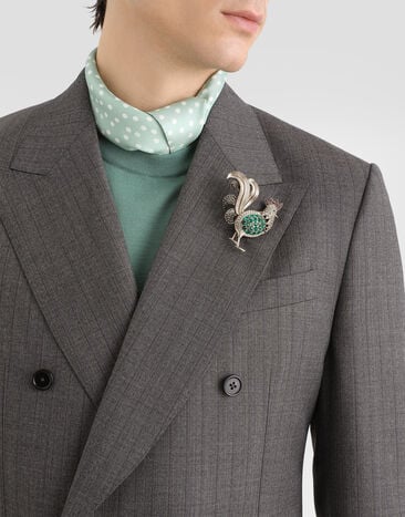 Dolce & Gabbana Broche de gallo  WPS1A5W1111