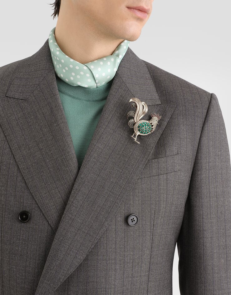 Dolce & Gabbana Broche de gallo  WPS1A5W1111