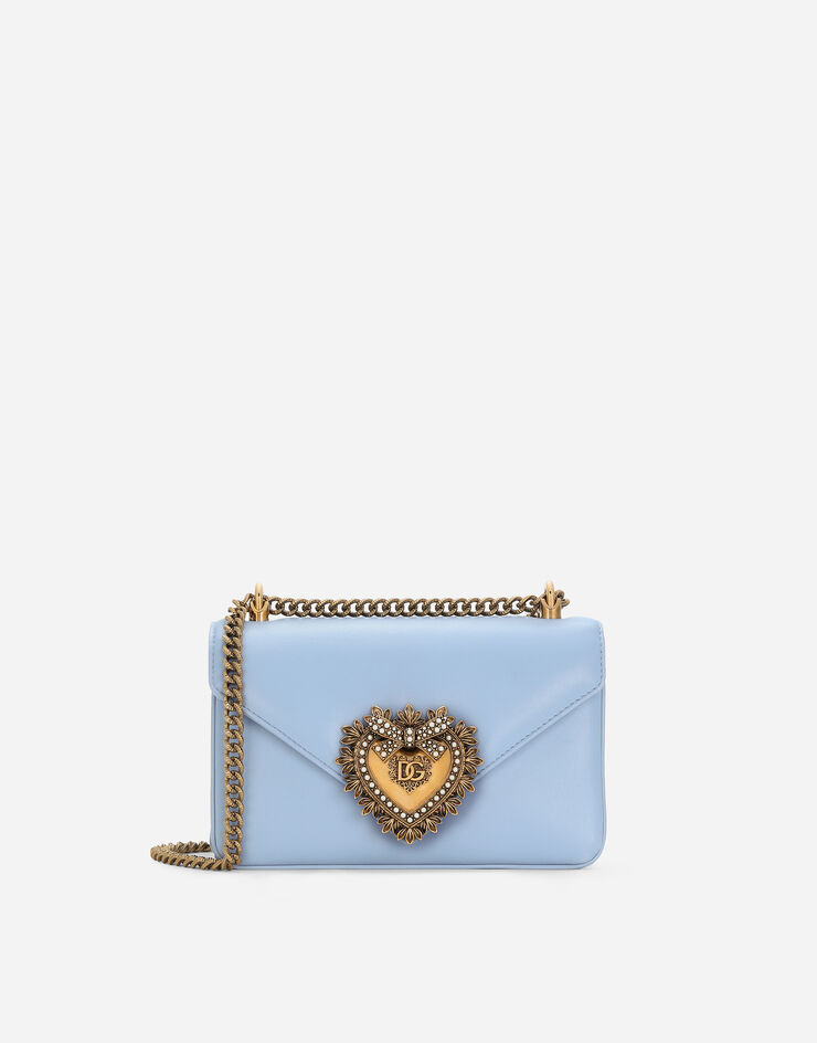Dolce & Gabbana حقيبة كتف ديفوشن أزرق فاتح BB7475AF984