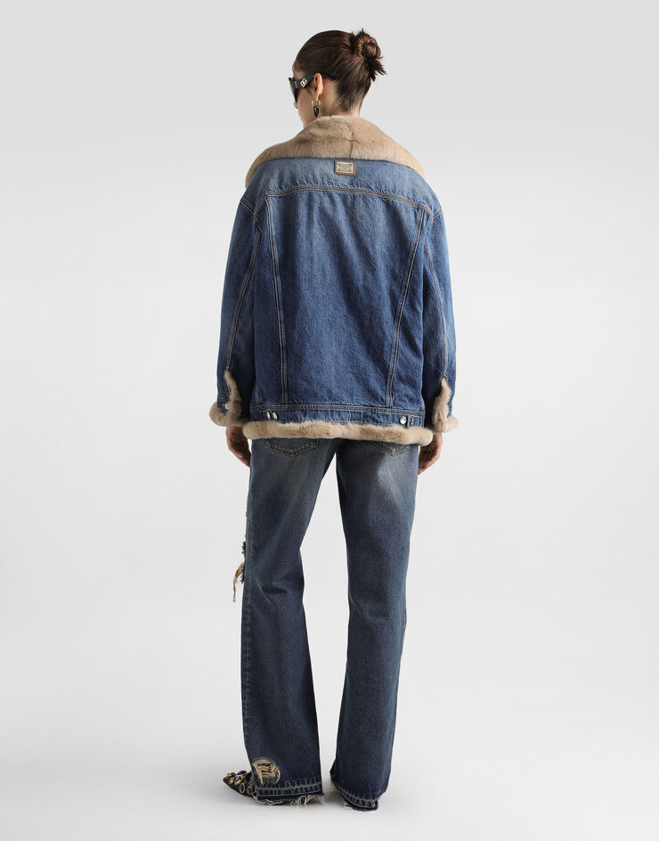 Dolce & Gabbana 5-pocket denim trousers Multicolor FTC8CDG8NR4