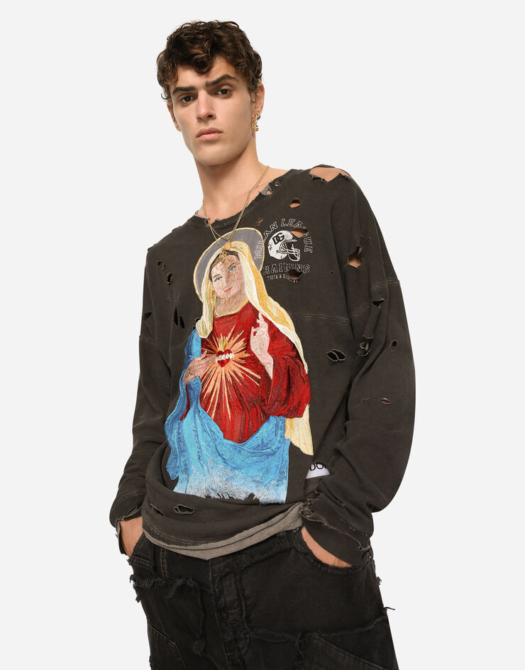 Dolce & Gabbana 宗教图案项链 金 WNN5D6W1111