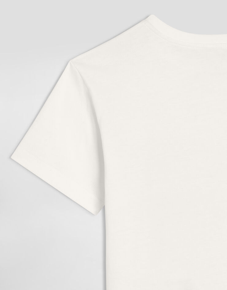 Dolce & Gabbana Jersey t-shirt with logo  L4JTHVG7Q2W