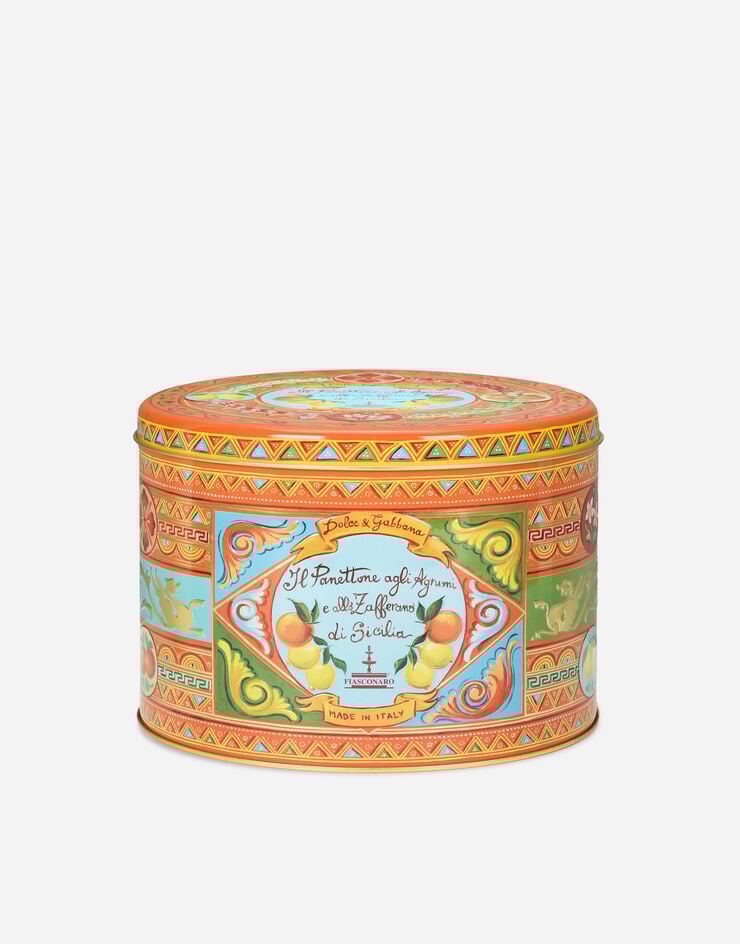 Dolce & Gabbana Panettone with Sicilian Citrus fruits and Saffron Multicolor PN0500RED11