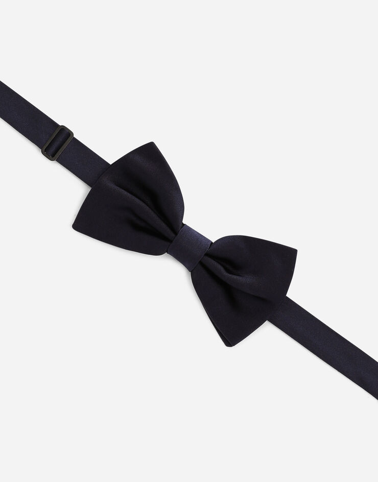 Dolce & Gabbana Silk satin bow tie Blue GR053EG3UBG