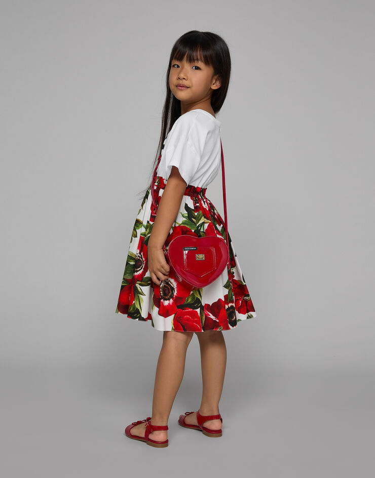 Dolce & Gabbana Jersey dress with anemone print Imprima L5JD8AG7M2A