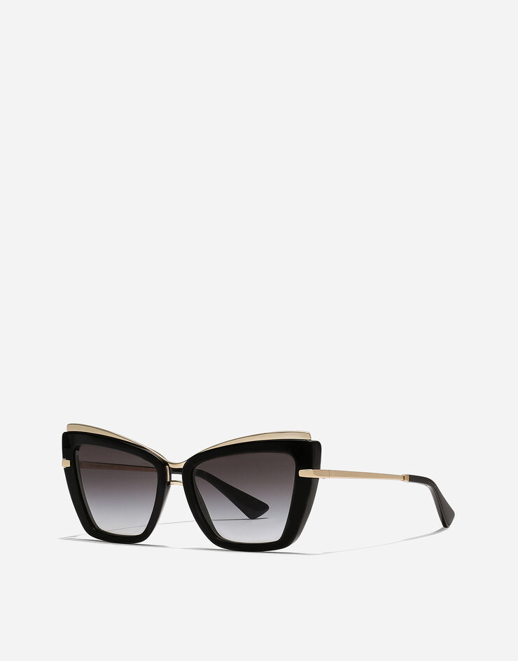 Dolce & Gabbana Metal print sunglasses Schwarz VG4472VP18G