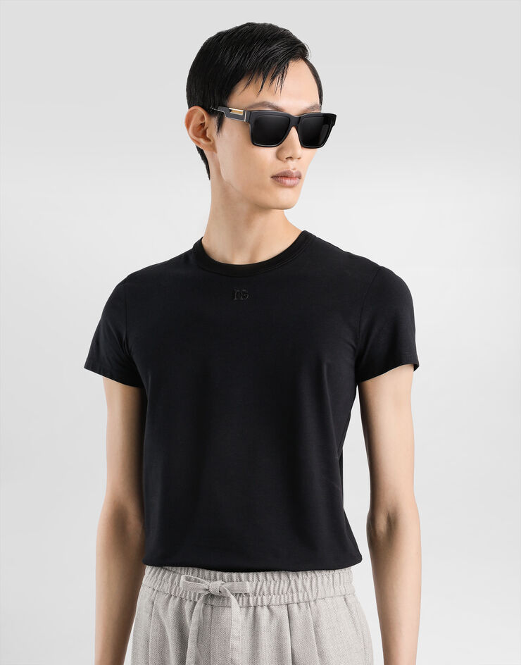 Dolce & Gabbana Cotton t-shirt Black G8SX0ZG7PIY