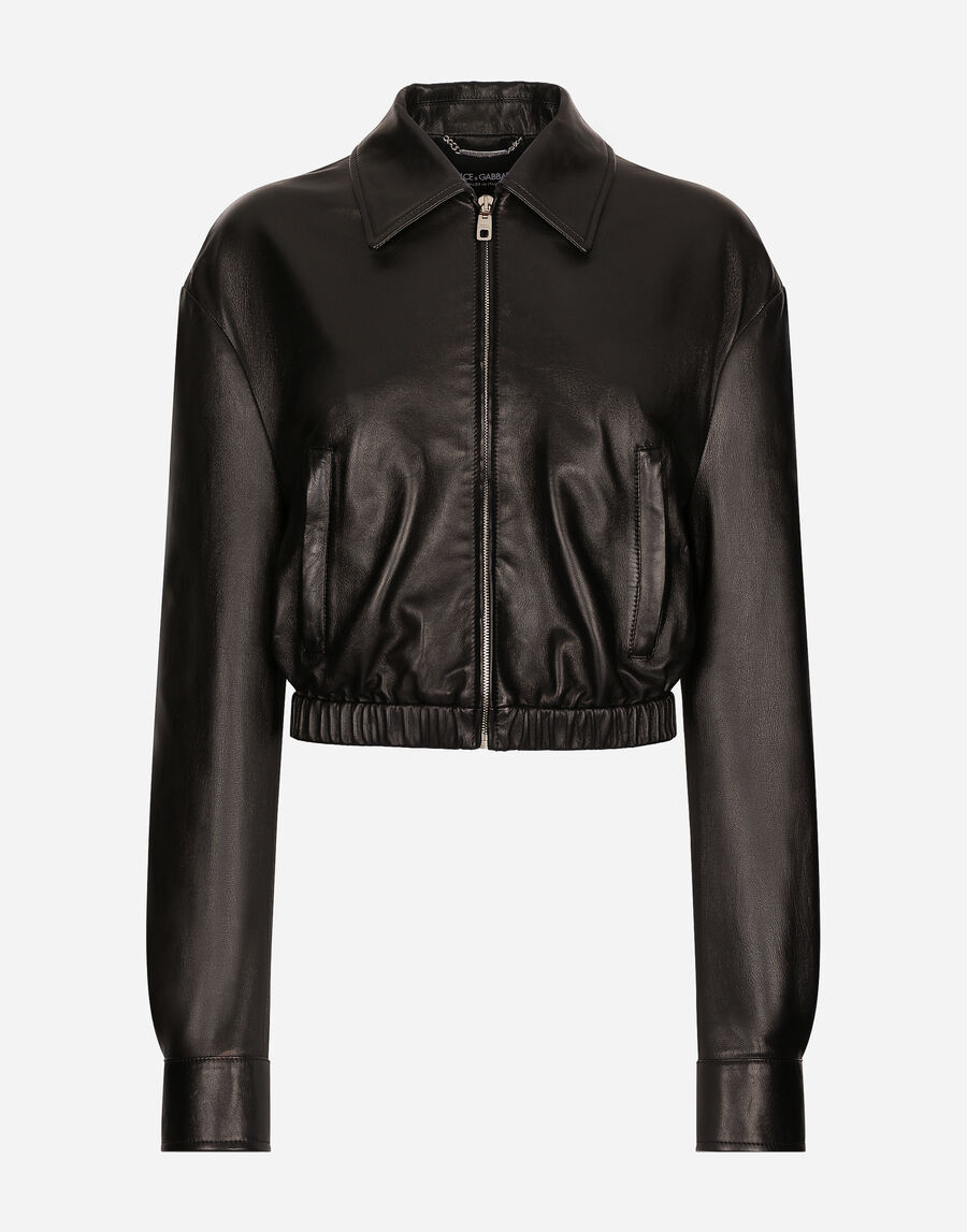 Lambskin bomber jacket