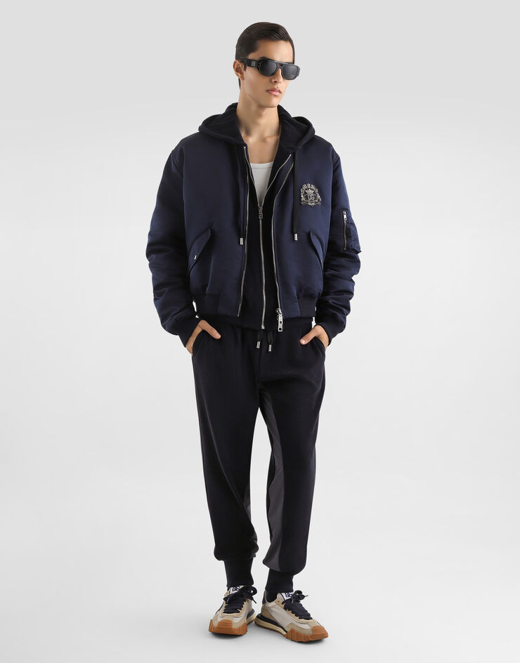 Dolce & Gabbana Cotton terry trousers Dolce & Gabbana Cotton terry trousers Blue GP1Q8ZHU7XG