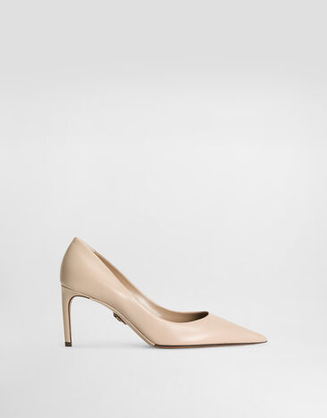 Dolce & Gabbana Devotion calfskin pumps Beige CD1893AP412