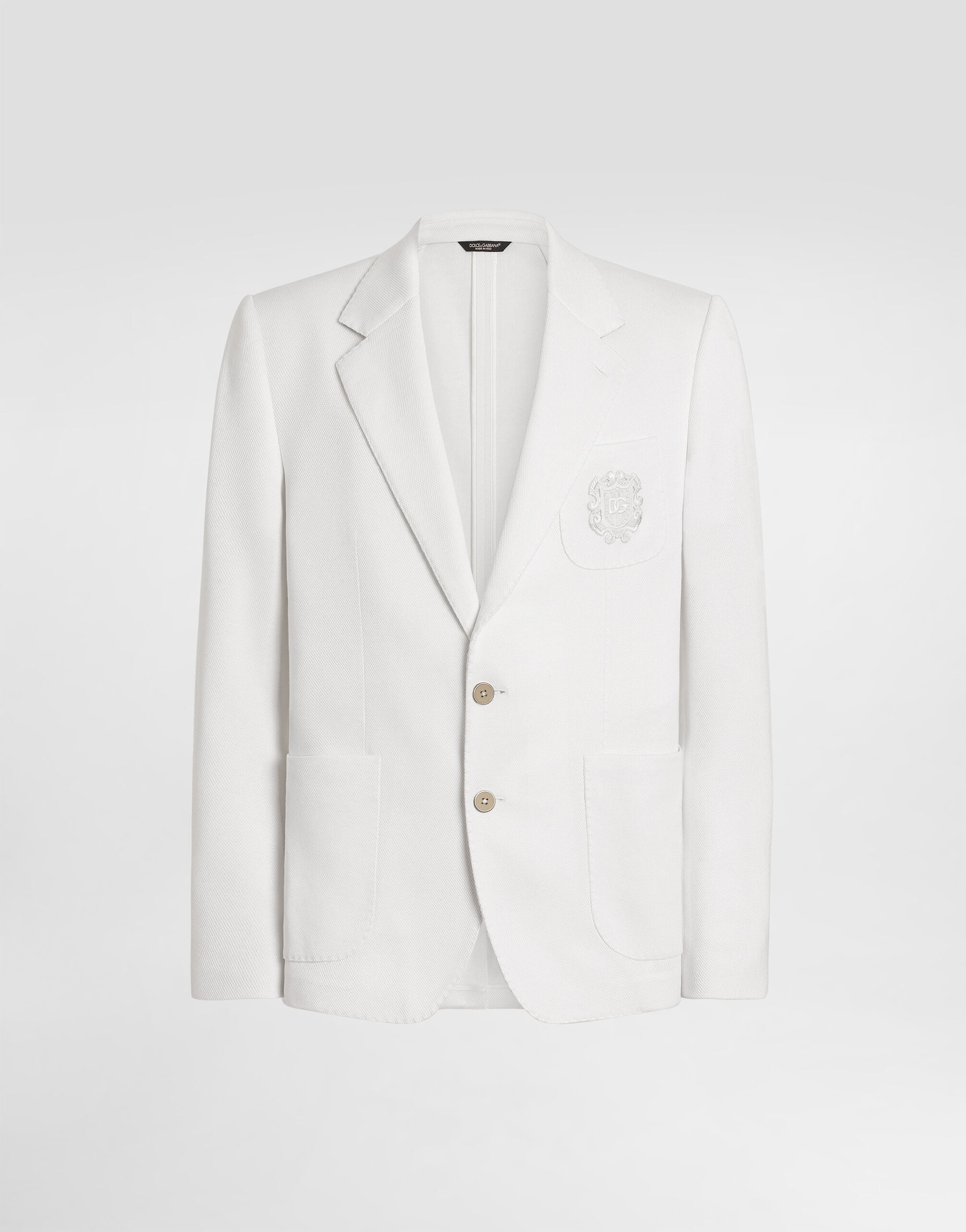 Portofino single-breasted jersey jacket