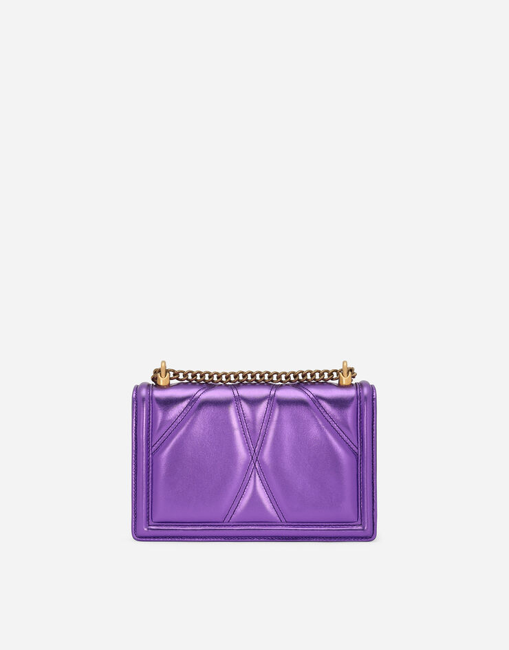 Dolce & Gabbana Schultertasche Devotion mittelgroß Violett BB7158AD776