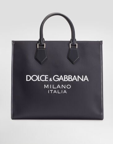 Dolce & Gabbana Large nylon shopper Blue BM2271AG182