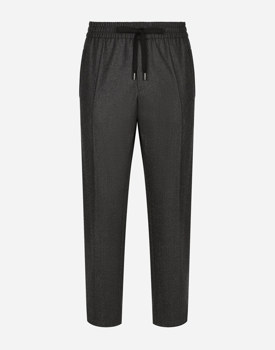 Wool jogging pants