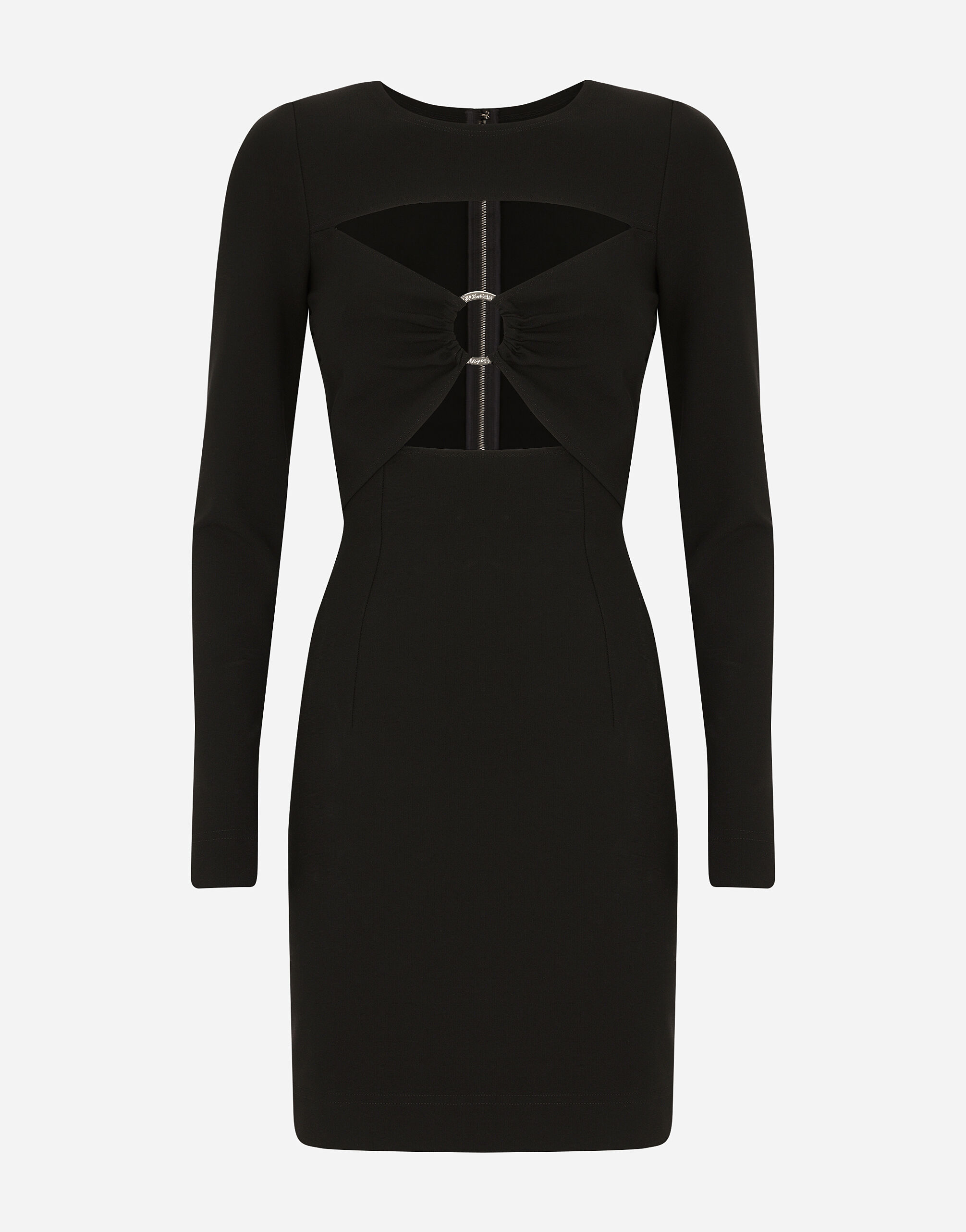 Short black sale jersey dress
