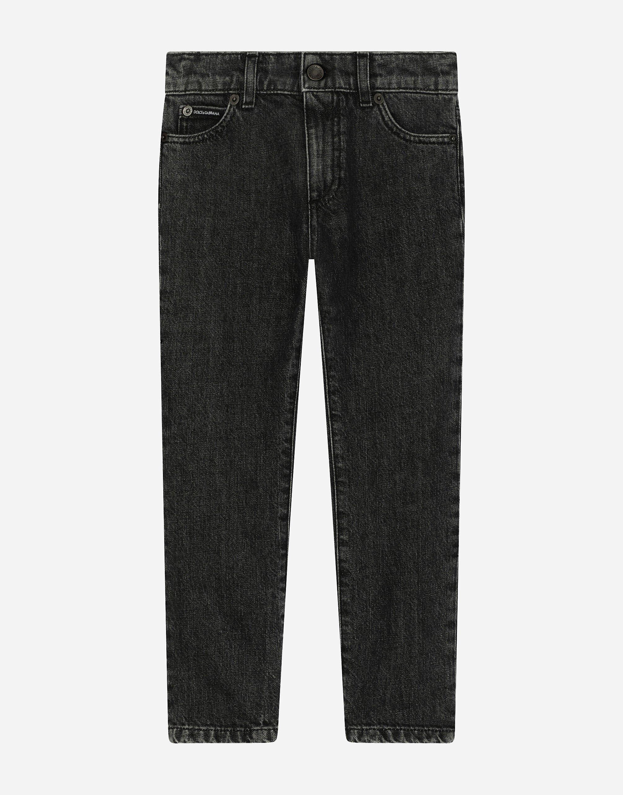 Dolce & Gabbana 5-pocket denim jeans Negro L42Q37LDC28