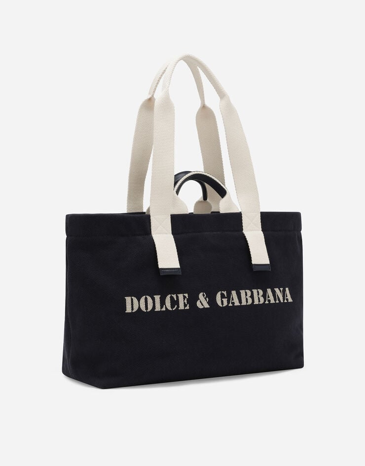 Dolce & Gabbana Reisetasche aus bedrucktem Drillich Drucken BM2301AR757