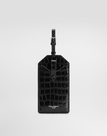 Dolce & Gabbana Alligator eyewear case Black BP3480A2T69