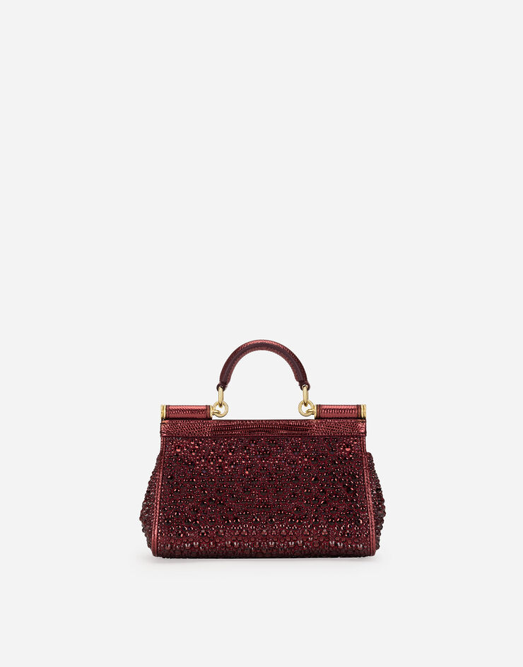 Dolce & Gabbana حقيبة يد سيسيلي صغيرة بنفسجي BB7116A5645