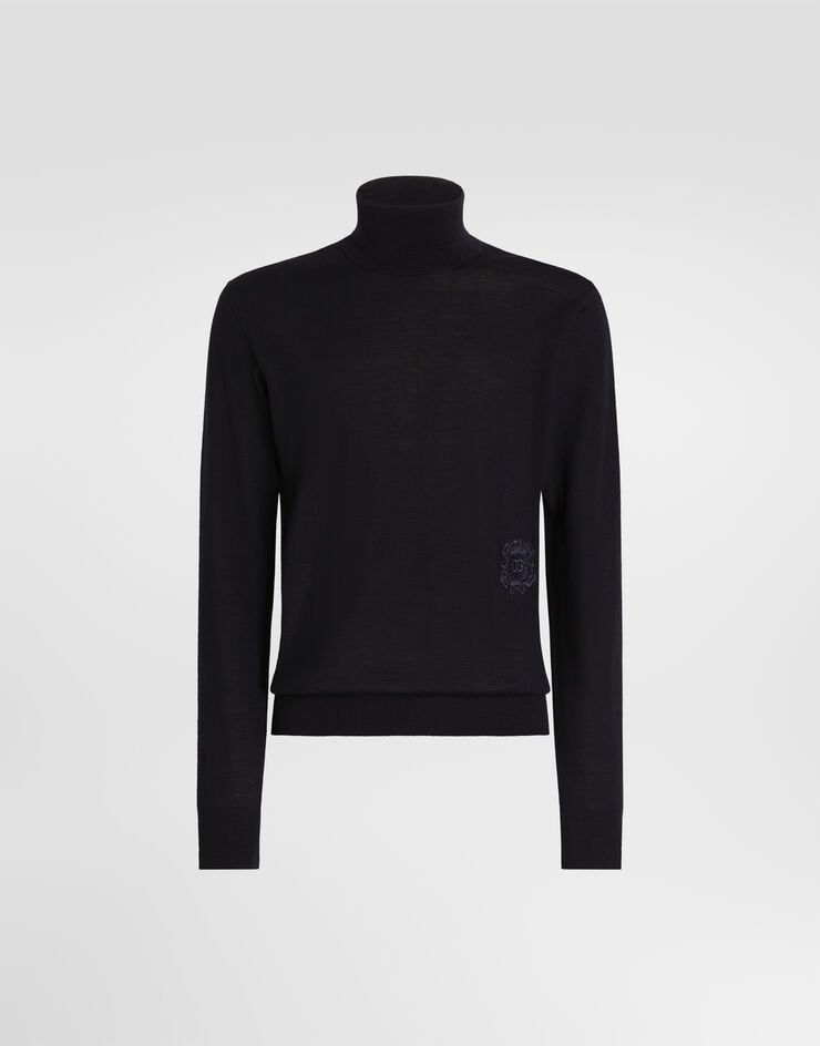 Dolce & Gabbana Cashmere turtleneck Dolce & Gabbana Cashmere turtleneck Blue GXW05TJBW1W