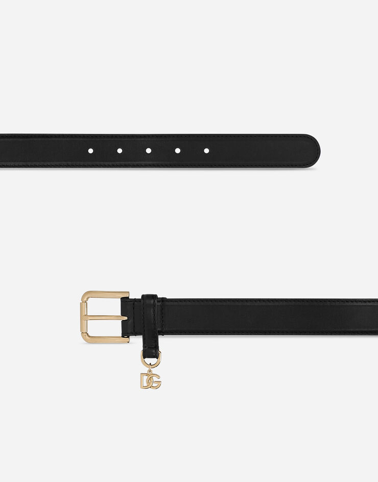 Dolce & Gabbana DG charm belt черный BE1635AW576