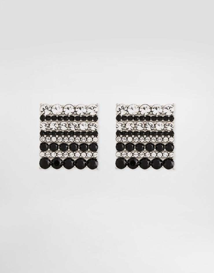 Dolce & Gabbana 徽标搪瓷袖扣 银 WFR1I1W1111