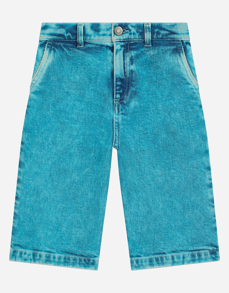 Dolce & Gabbana 4-pocket denim shorts Azure L43Q41LDC10