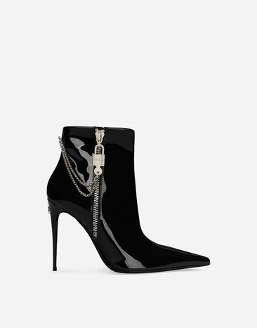 Dolce & Gabbana Patent leather ankle boots Black CR1725A7630