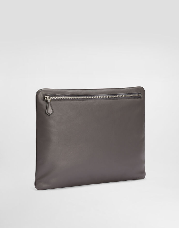 Dolce & Gabbana 纳帕小牛皮手包 灰 BM3049AF984
