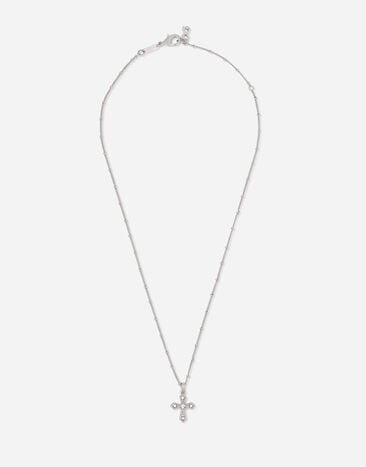 Dolce & Gabbana Cross necklace Black G2TM9TFUBFY