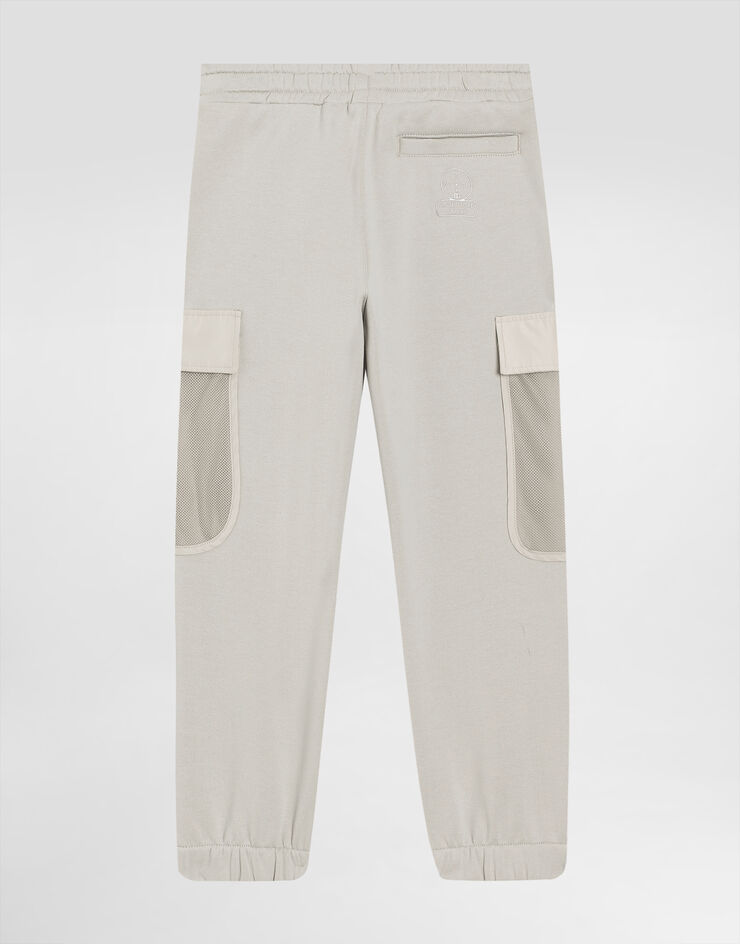 Dolce & Gabbana DG embossed logo fleece trousers Multicolor L4JPKUG7PIT