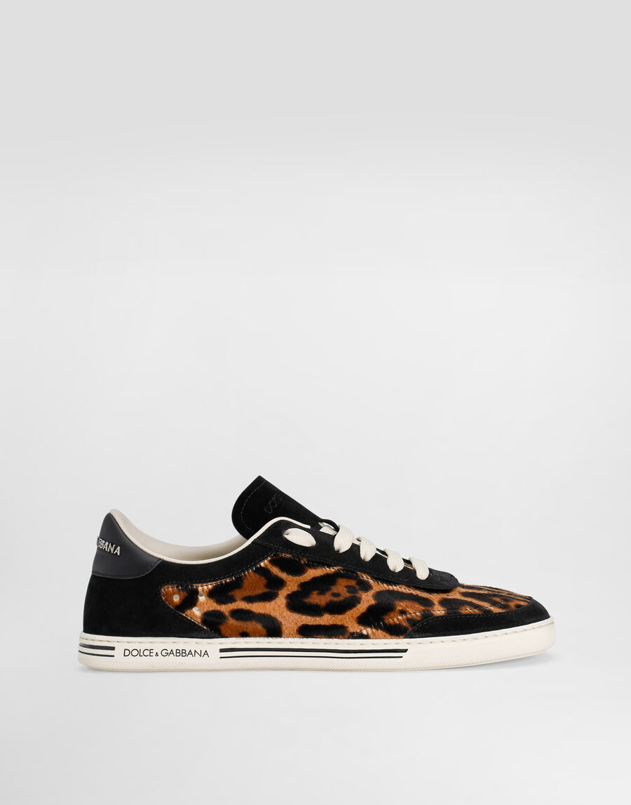Calf Saint Tropez Light sneakers with Leo print