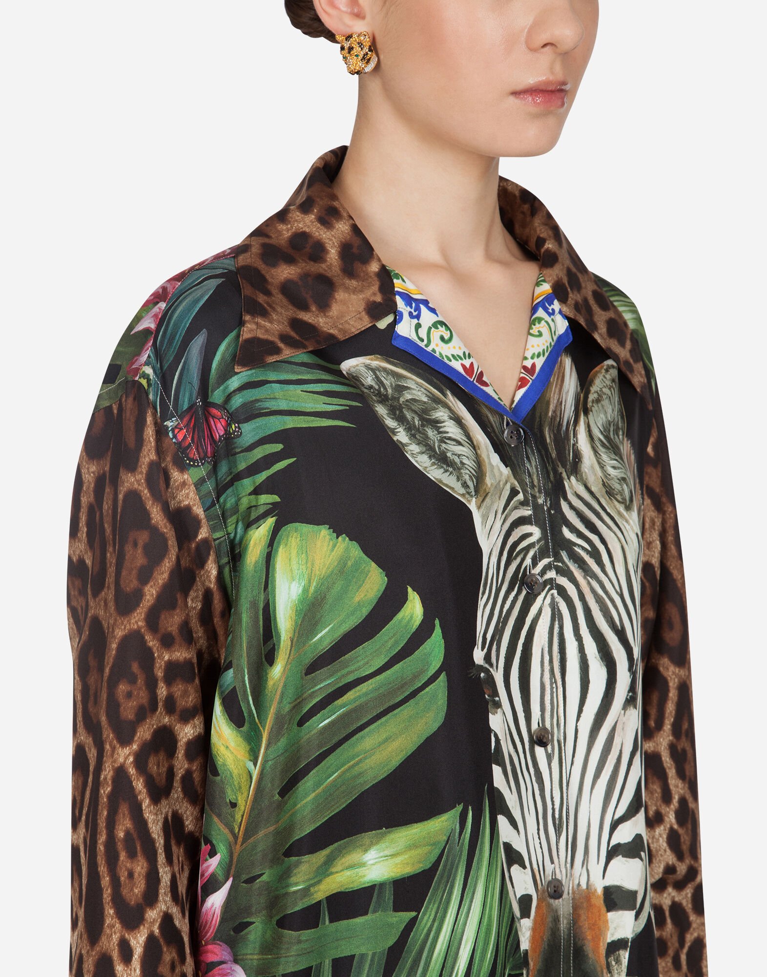 Tシャツ・カットソー DOLCE&GABBANA SILK BLEND LEOPARD PRINT T-SHIRT 22054793_52807747_600.jpg