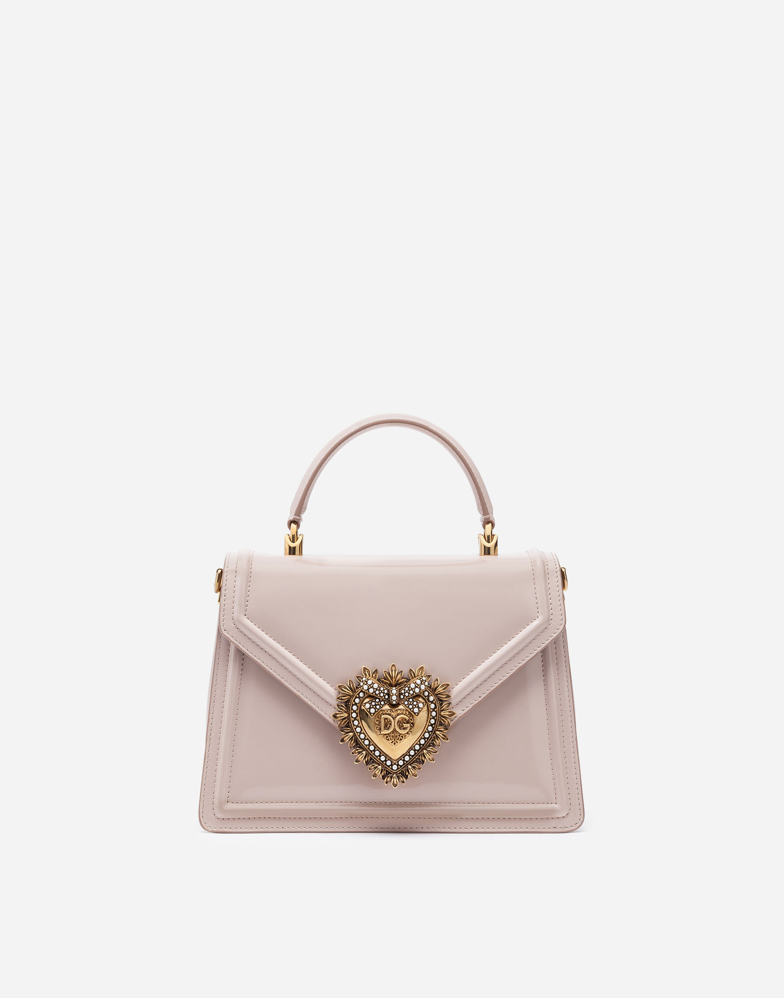 Medium Devotion bag in polished calfskin