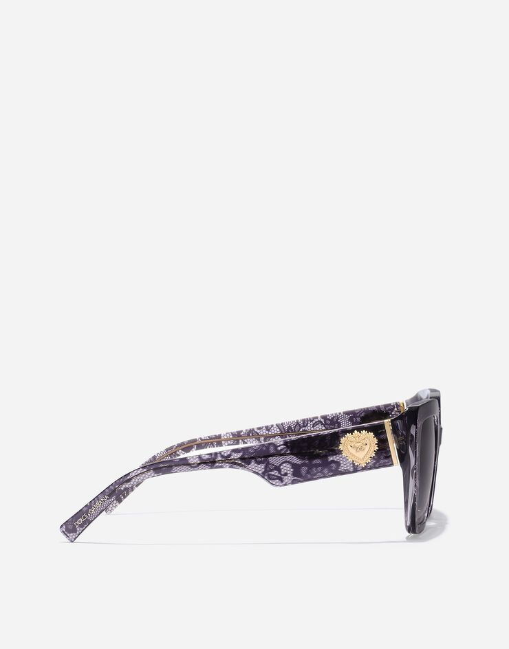Dolce & Gabbana Devotion Sunglasses Dolce & Gabbana Devotion Sunglasses Print black lace VG453AVP18G