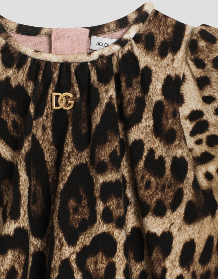 Dolce & Gabbana Leopard-print interlock dress Print L2JDB5FSGQX