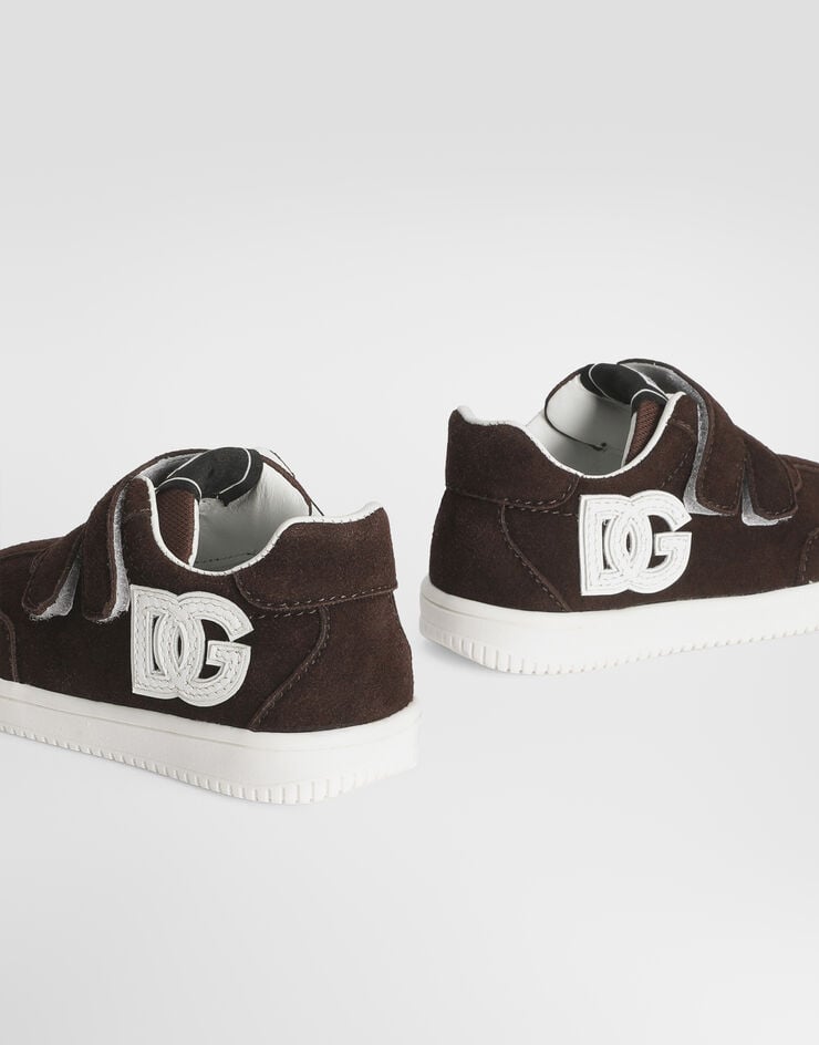 Dolce & Gabbana Zapatillas DG Original en tejido velour  DN0238A3M40