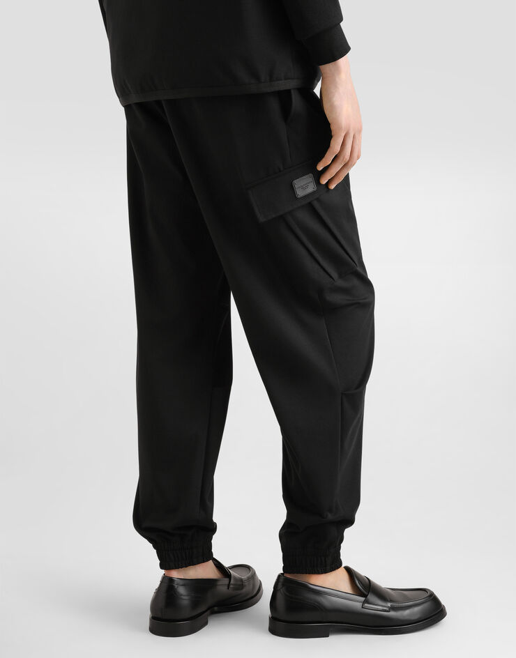 Dolce & Gabbana Cotton cargo pants with tag Black GW5OHTFUGS1