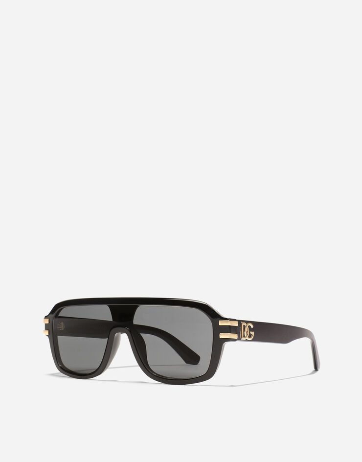 Dolce & Gabbana Sonnenbrille DG Griffe Schwarz VG4507VP187