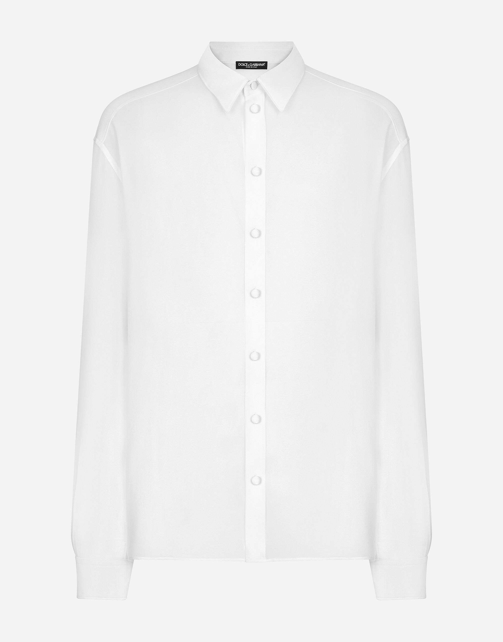 White shirt for men silk 2025