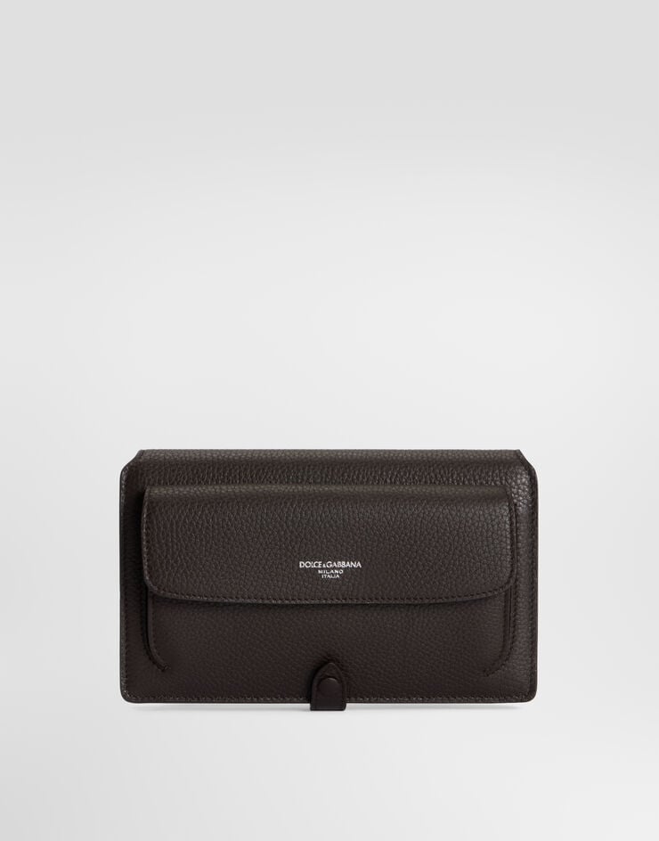 Dolce & Gabbana Calfskin crossbody minibag Dolce & Gabbana Calfskin crossbody minibag Brown BM2766A0370