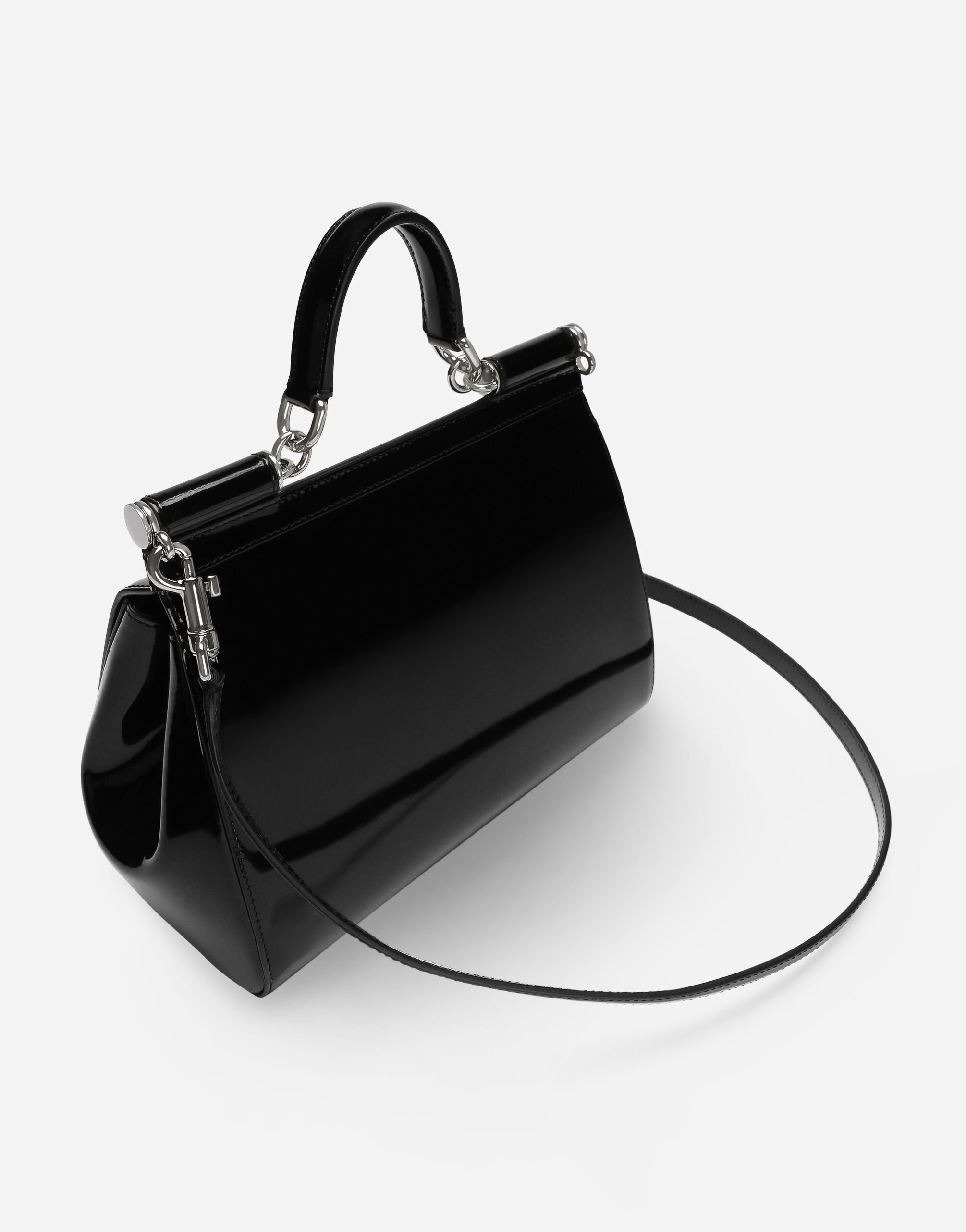 Large Sicily handbag in Black for Women Dolce Gabbana
