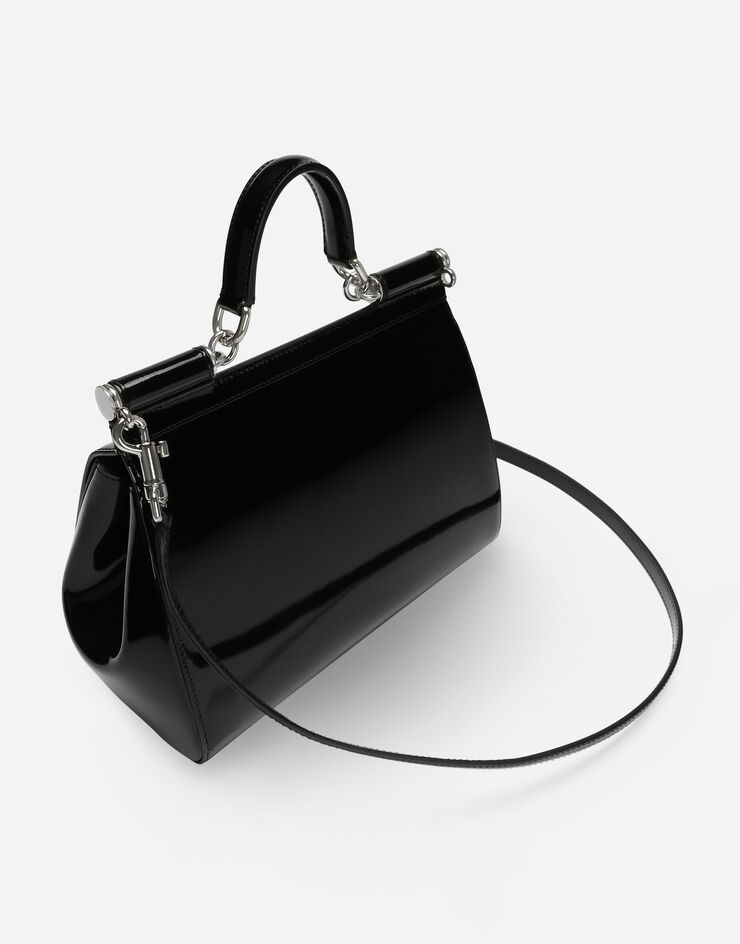 Dolce & Gabbana Borsa a mano Sicily grande Nero BB6002AI413