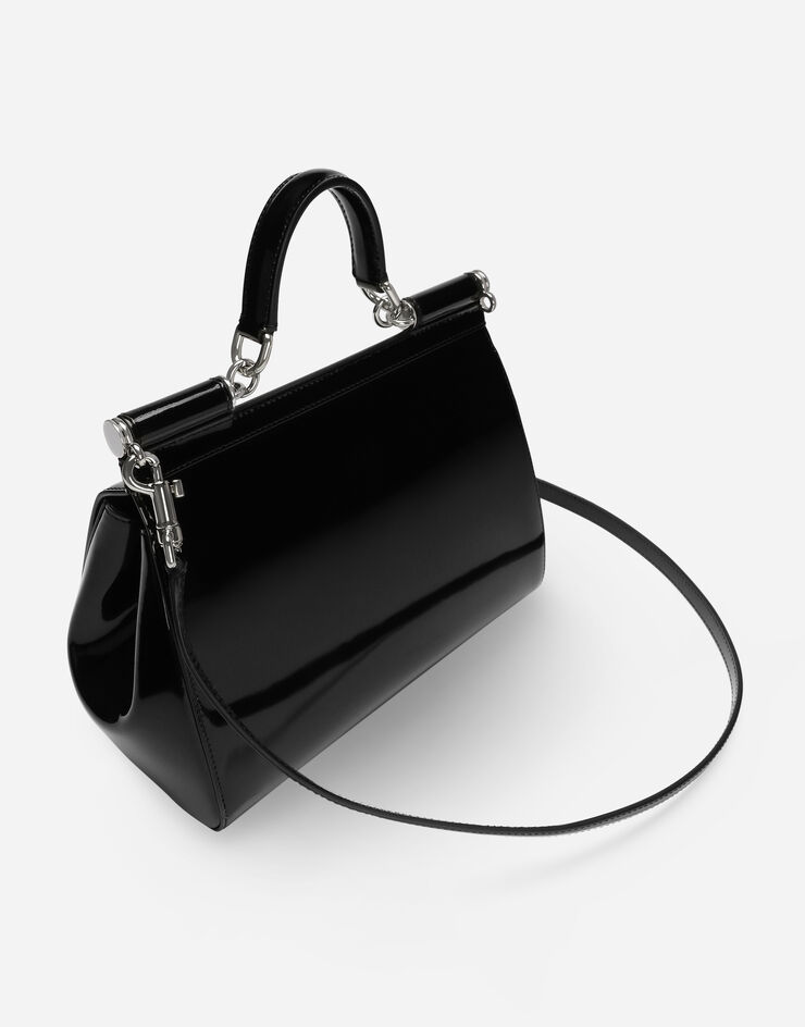 Dolce & Gabbana KIM DOLCE&GABBANA Большая сумка Sicily с короткой ручкой черный BB6002AI413
