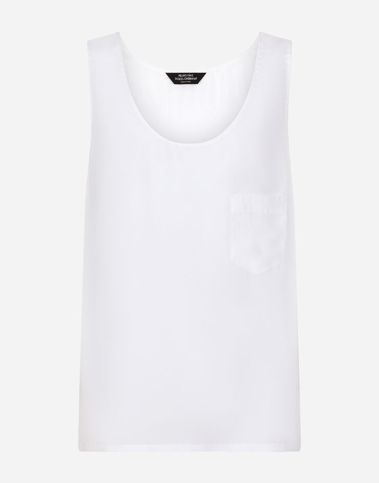 Dolce&Gabbana Silk habotai singlet Multicolor I8826MGH181