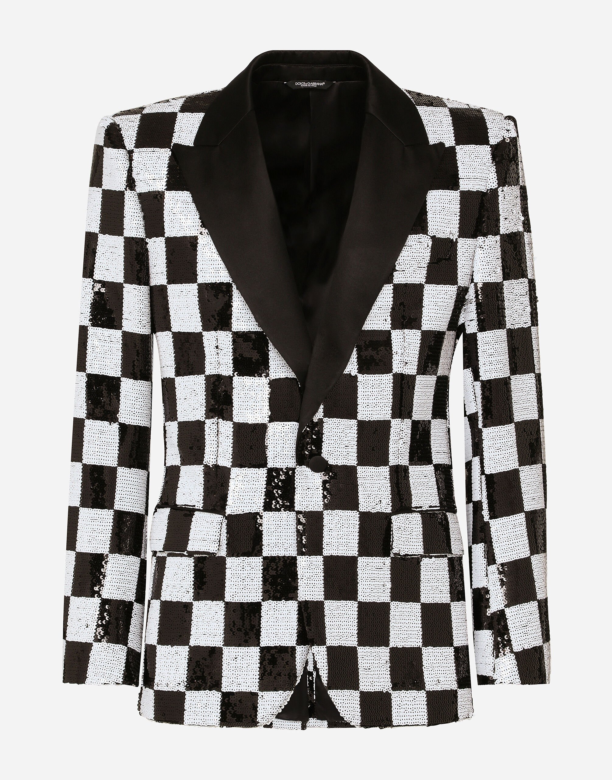 Veste sales paillette multicolore